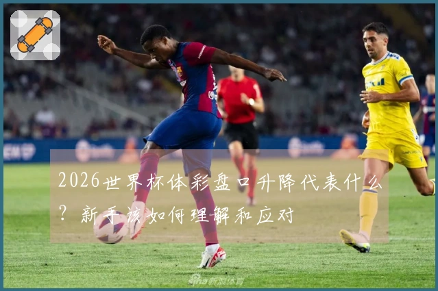 2026世界杯体彩盘口升降代表什么？新手该如何理解和应对